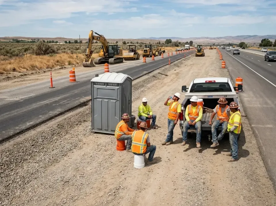 highway-road-construction-crew-007 — frequently asked questions, Porta Potty and Restroom Rentals in Wolf Point, MT